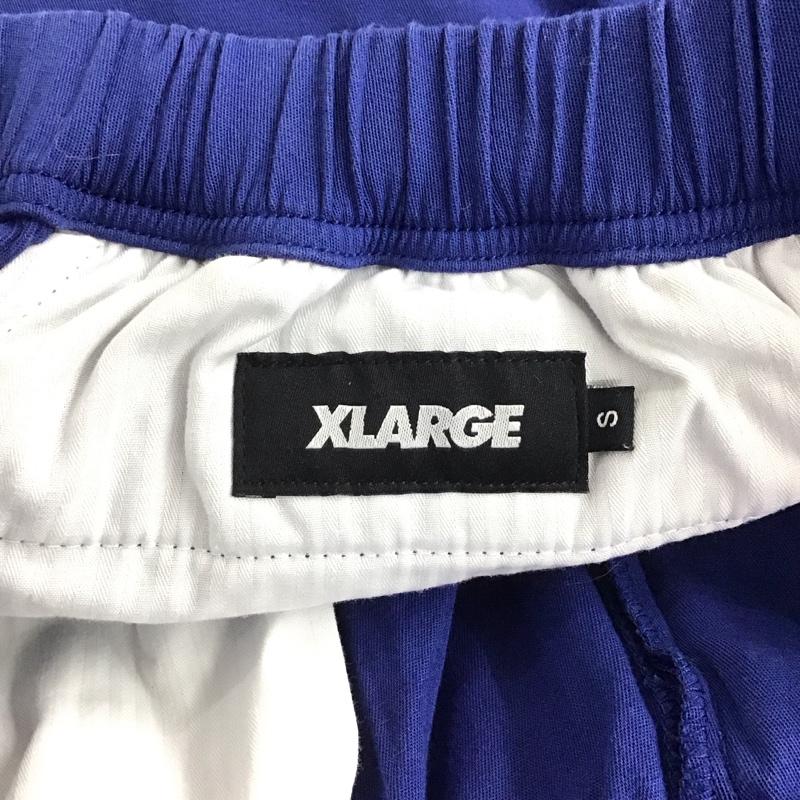 エクストララージ XLARGE パンツ ワークパンツ、ペインターパンツ ワークパンツ ワイドパンツ カジュアルパンツ S ロゴ、文字 青 / ブルー /  メンズ USED 古着 中古 10146453