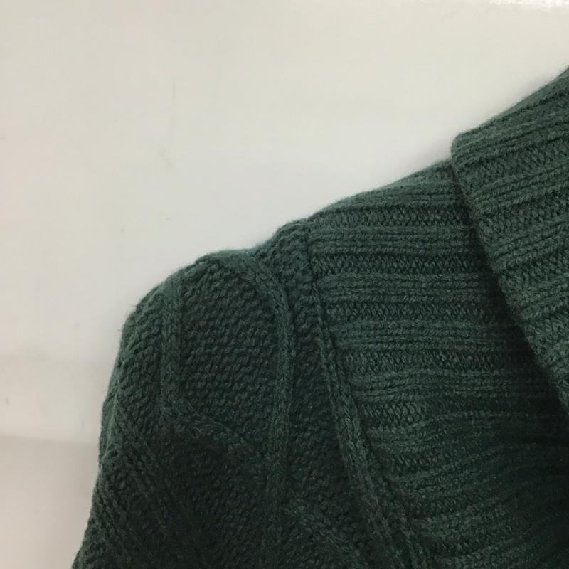 アディダスオリジナルス adidas originals ニット、セーター 長袖 長袖ニットカットソー カラーネック セーター L  緑 / グリーン /  メンズ USED 古着 中古 10146464