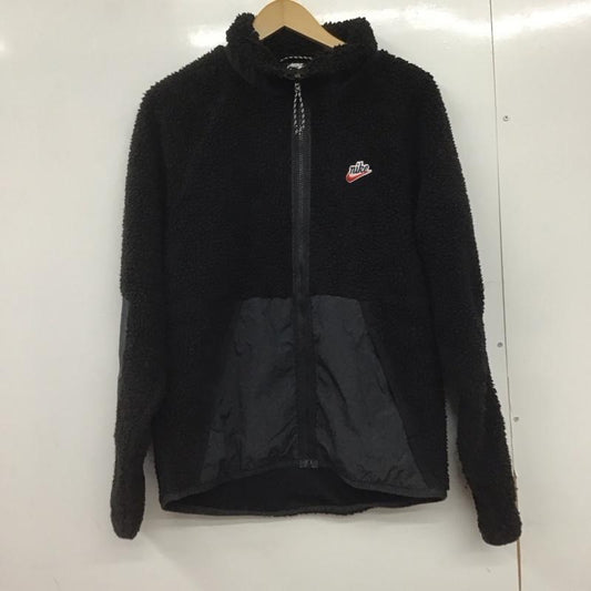 ナイキ NIKE ジャケット、上着 ジャンパー、ブルゾン bv3722-010 フリースジャケット ジップアップジャケット M ロゴ、文字 黒 / ブラック /  メンズ USED 古着 中古 10146469