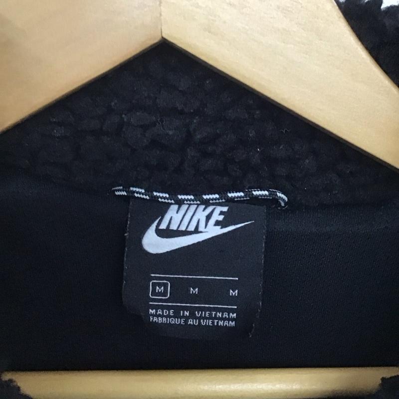 ナイキ NIKE ジャケット、上着 ジャンパー、ブルゾン bv3722-010 フリースジャケット ジップアップジャケット M ロゴ、文字 黒 / ブラック /  メンズ USED 古着 中古 10146469