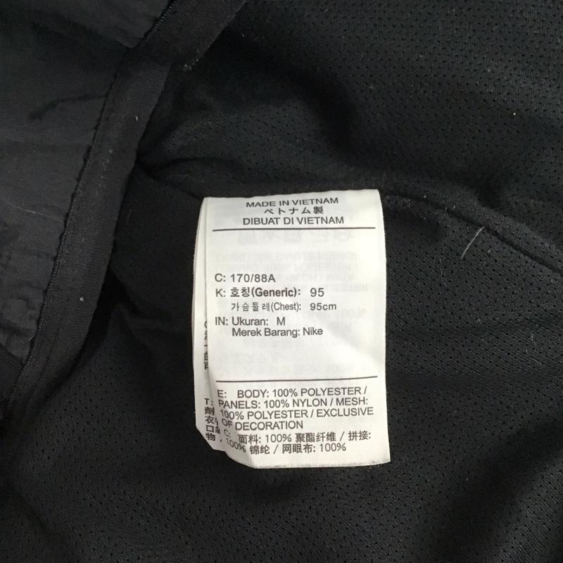 ナイキ NIKE ジャケット、上着 ジャンパー、ブルゾン bv3722-010 フリースジャケット ジップアップジャケット M ロゴ、文字 黒 / ブラック /  メンズ USED 古着 中古 10146469