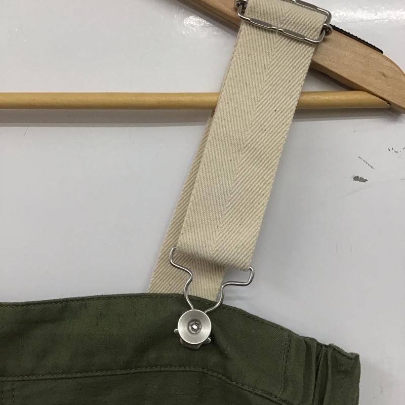 古着 USED ワンピース ロングスカート YU791083AD yuw ジャンパースカート ジャンスカ 前スリット FREE 無地 カーキ / カーキ /  レディース USED 古着 中古 10146497