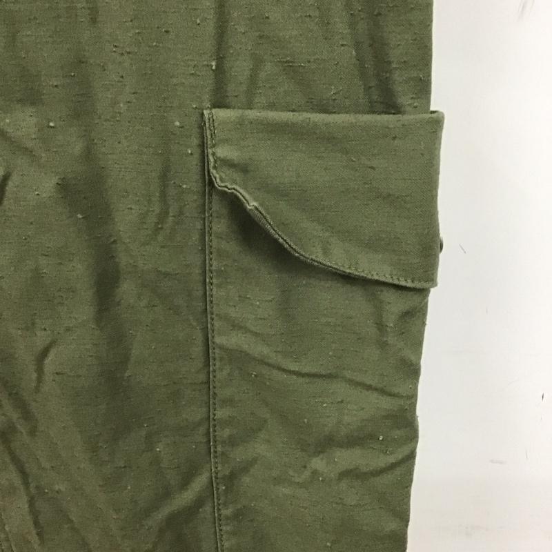 古着 USED ワンピース ロングスカート YU791083AD yuw ジャンパースカート ジャンスカ 前スリット FREE 無地 カーキ / カーキ /  レディース USED 古着 中古 10146497