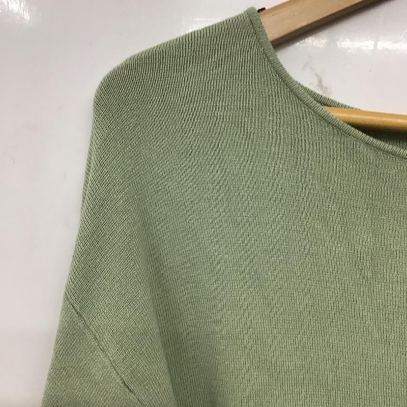 レプシィム LEPSIM ワンピース ロングスカート LP090173TS ニットワンピース 長袖 M 無地 薄緑 / ライトグリーン /  レディース USED 古着 中古 10146510