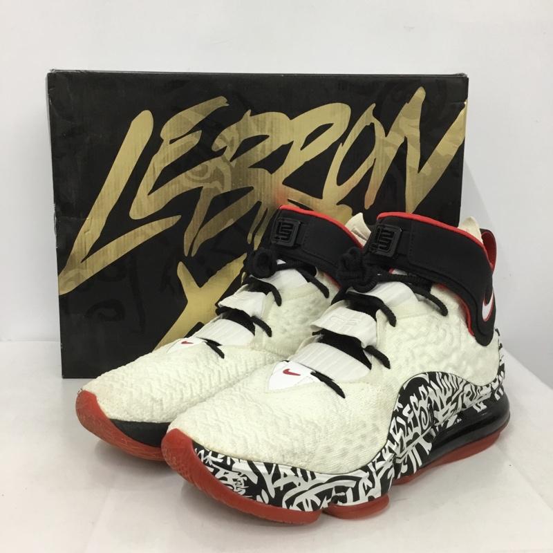 ナイキ NIKE スニーカー スニーカー CT6047-100 LEBRON 17 FP 28.5cm 箱有 28.5cm  白 / ホワイト / X 黒 / ブラック / X 赤 / レッド /  メンズ USED 古着 中古 10146519