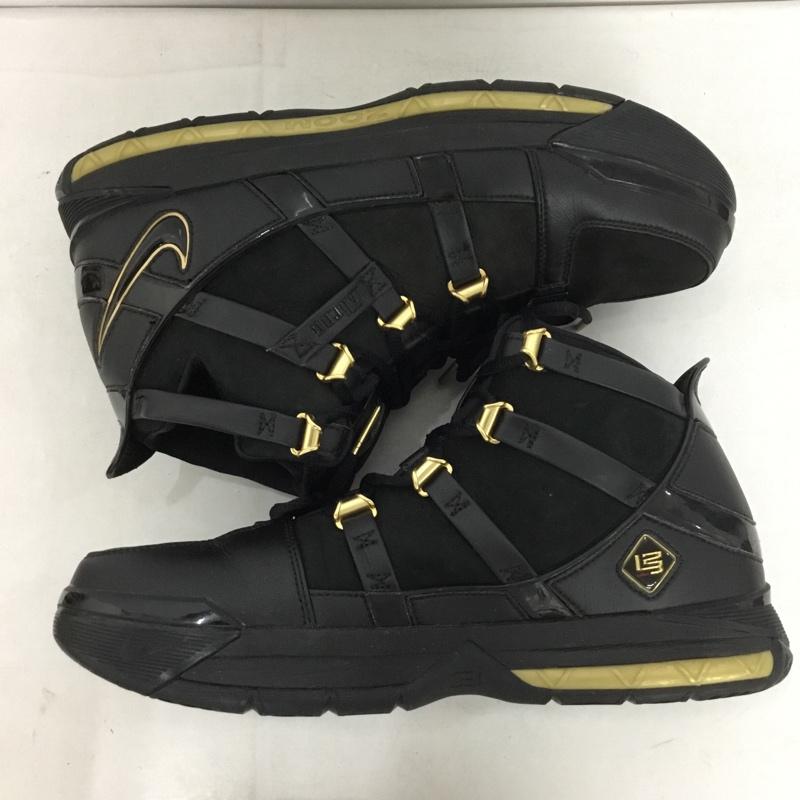 ナイキ NIKE スニーカー スニーカー AO2434-001 ZOOM LEBRON 3 QS 28.5cm 28.5cm ワンポイント 黒 / ブラック / X 金 / ゴールド /  メンズ USED 古着 中古 10146522