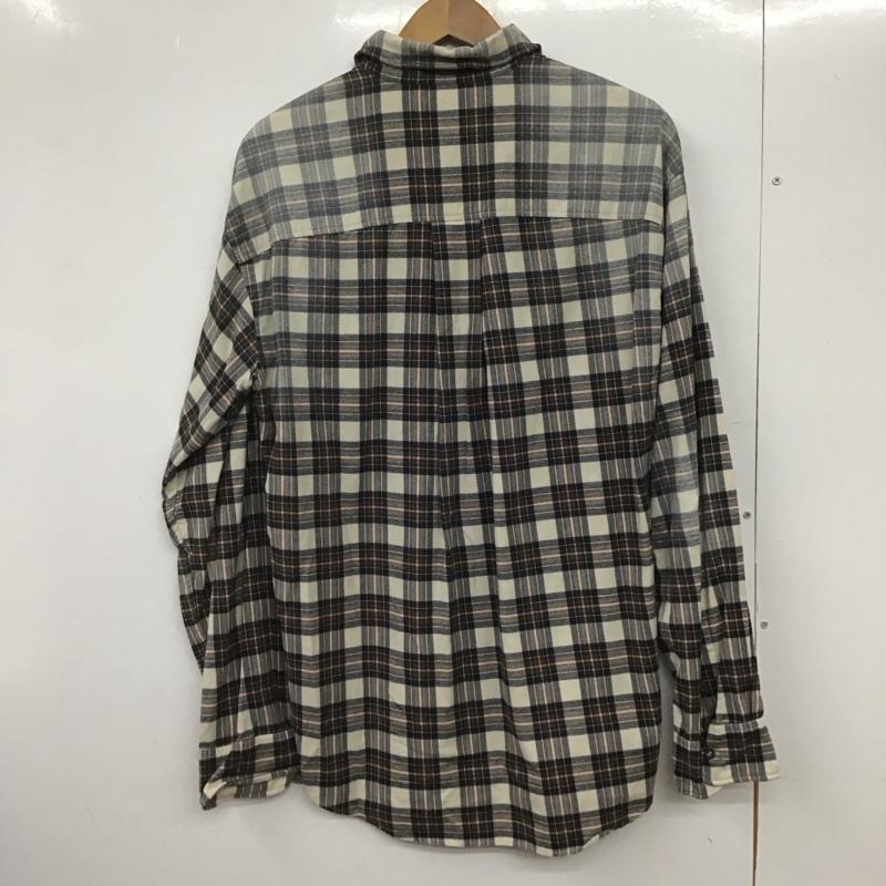ディースクエアード2 DSQUARED2 シャツ、ブラウス 長袖 S74DM0546 S53994 イタリア製 コットン ネルシャツ ロゴプレート 48 チェック マルチカラー / マルチカラー /  メンズ USED 古着 中古 10146541