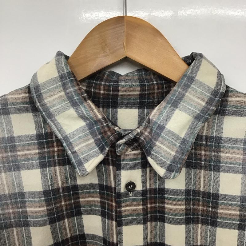 ディースクエアード2 DSQUARED2 シャツ、ブラウス 長袖 S74DM0546 S53994 イタリア製 コットン ネルシャツ ロゴプレート 48 チェック マルチカラー / マルチカラー /  メンズ USED 古着 中古 10146541