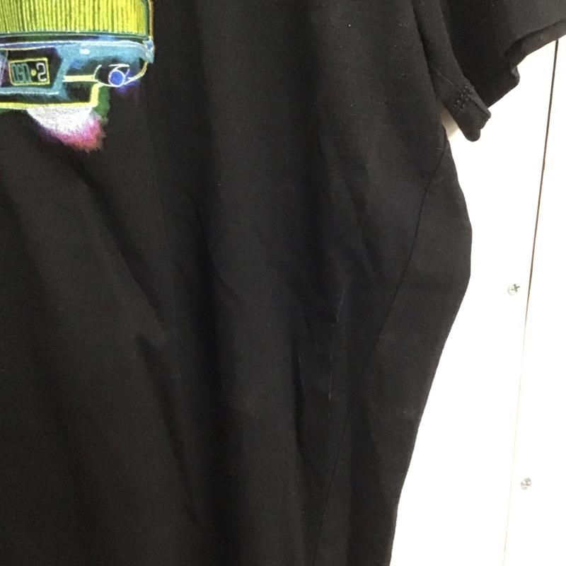 ディースクエアード2 DSQUARED2 Tシャツ 半袖 S74GD0993 S23009 クルーネック プリント XXL ロゴ、文字 黒 / ブラック /  メンズ USED 古着 中古 10146542
