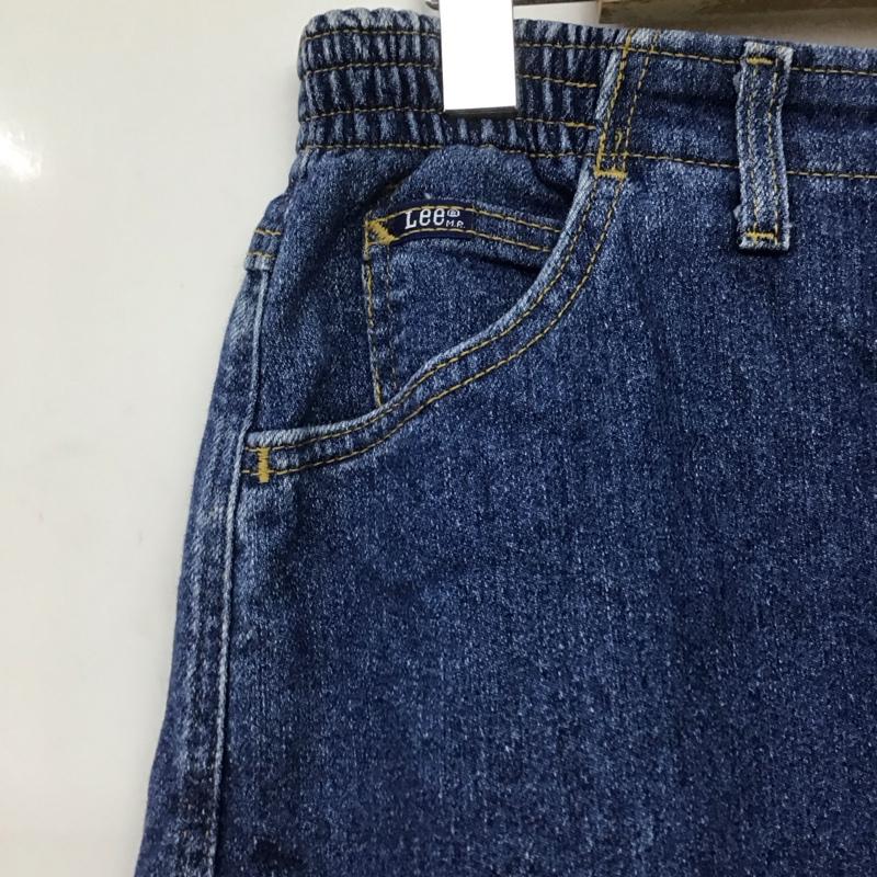 リー Lee パンツ デニム、ジーンズ デニムパンツ ワイドパンツ カジュアルパンツ 無地 インディゴ / インディゴ /  メンズ USED 古着 中古 10146549