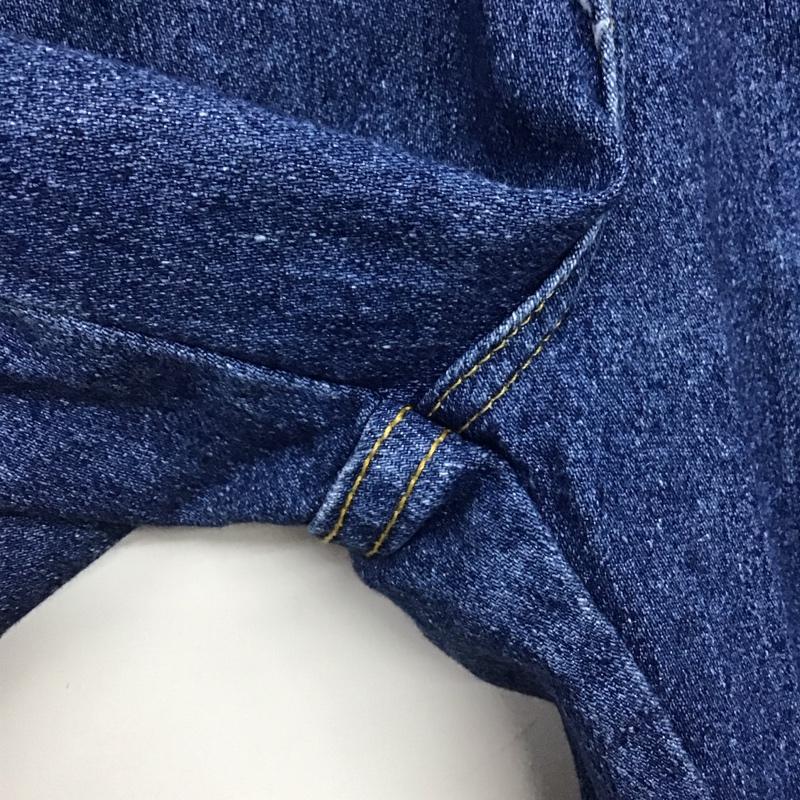 リー Lee パンツ デニム、ジーンズ デニムパンツ ワイドパンツ カジュアルパンツ 無地 インディゴ / インディゴ /  メンズ USED 古着 中古 10146549