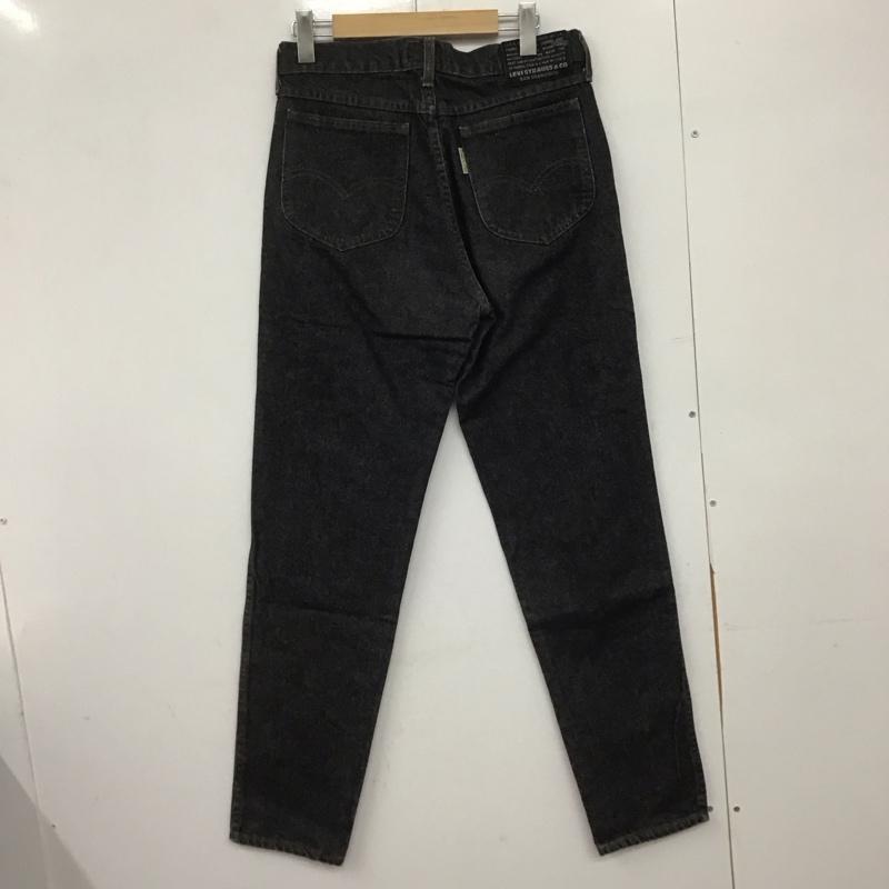リーバイストラウスアンドコー Levi Strauss & co. パンツ デニム、ジーンズ デニムパンツ ワイドパンツ カジュアルパンツ ストレッチパンツ 30インチ 無地 黒 / ブラック /  メンズ USED 古着 中古 10146559