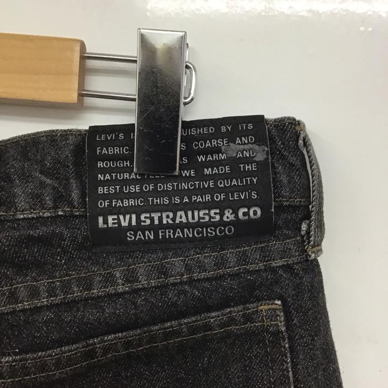 リーバイストラウスアンドコー Levi Strauss & co. パンツ デニム、ジーンズ デニムパンツ ワイドパンツ カジュアルパンツ ストレッチパンツ 30インチ 無地 黒 / ブラック /  メンズ USED 古着 中古 10146559