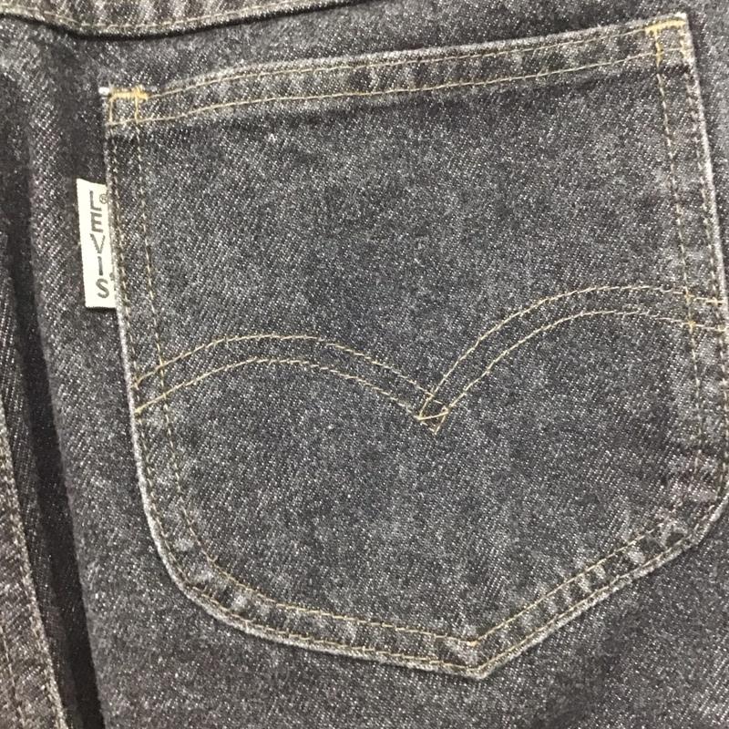 リーバイストラウスアンドコー Levi Strauss & co. パンツ デニム、ジーンズ デニムパンツ ワイドパンツ カジュアルパンツ ストレッチパンツ 30インチ 無地 黒 / ブラック /  メンズ USED 古着 中古 10146559