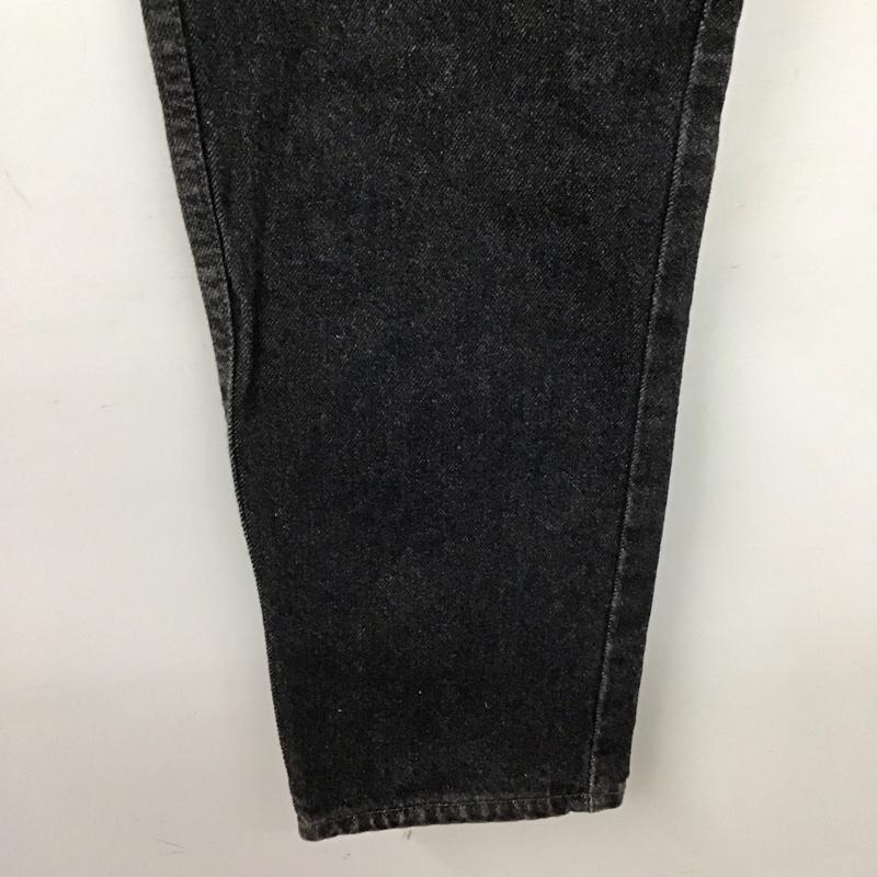 リーバイストラウスアンドコー Levi Strauss & co. パンツ デニム、ジーンズ デニムパンツ ワイドパンツ カジュアルパンツ ストレッチパンツ 30インチ 無地 黒 / ブラック /  メンズ USED 古着 中古 10146559
