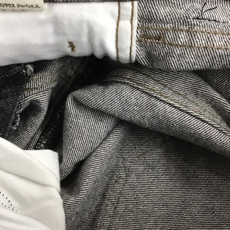 リーバイストラウスアンドコー Levi Strauss & co. パンツ デニム、ジーンズ デニムパンツ ワイドパンツ カジュアルパンツ ストレッチパンツ 30インチ 無地 黒 / ブラック /  メンズ USED 古着 中古 10146559