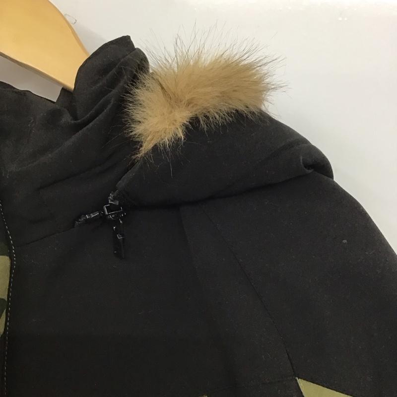 アベイシングエイプ A BATHING APE ジャケット、上着 ダウンジャケット ジップアップダウンジャケット アウターフード付きジャケット XL カモフラージュ柄・迷彩 マルチカラー / マルチカラー /  メンズ USED 古着 中古 10146569