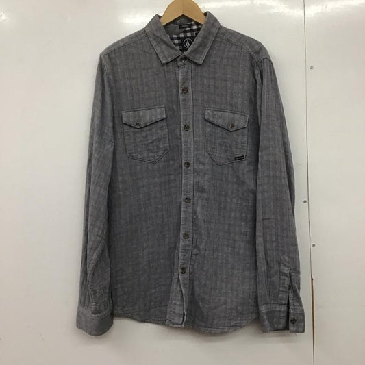 ボルコム VOLCOM シャツ、ブラウス 長袖 長袖シャツ 総柄シャツ カラーシャツ ポケットシャツ XL ロゴ、文字 マルチカラー / マルチカラー /  メンズ USED 古着 中古 10146571