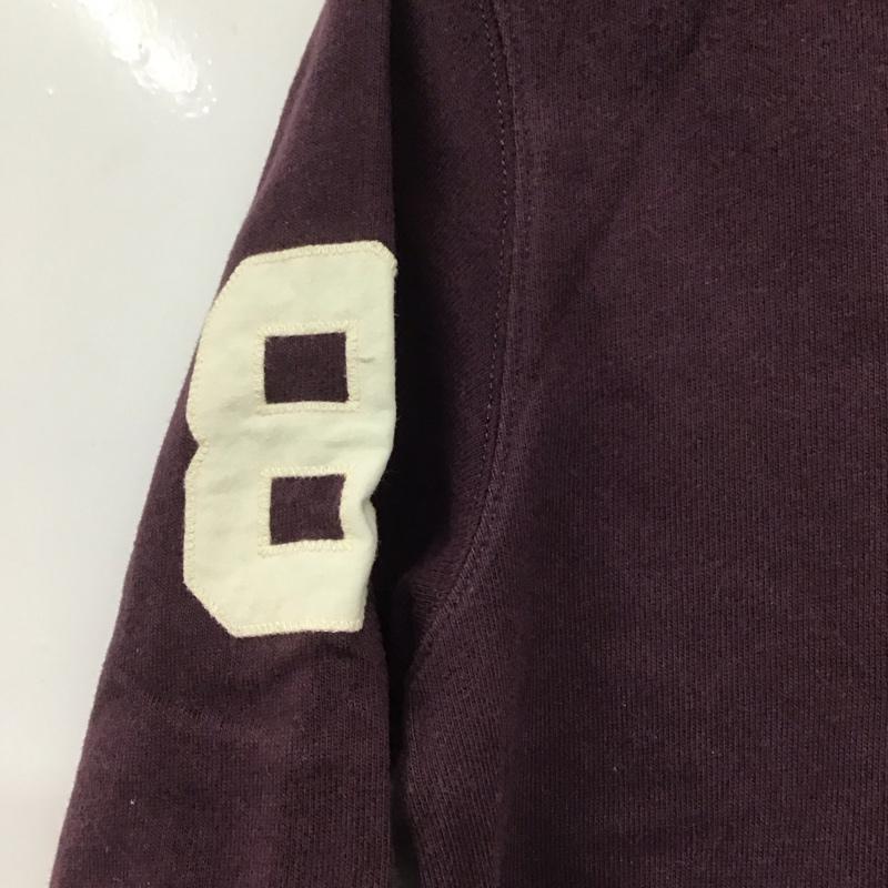 トミー TOMMY ポロシャツ 長袖 長袖ポロシャツ 長袖カットソー カラーシャツ S ロゴ、文字 紫 / パープル /  メンズ USED 古着 中古 10146575