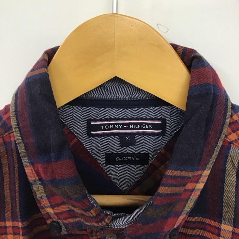 トミーヒルフィガー TOMMY HILFIGER シャツ、ブラウス 長袖 長袖シャツ チェックシャツ カラーシャツ ボタンダウンシャツ M チェック マルチカラー / マルチカラー /  メンズ USED 古着 中古 10146576