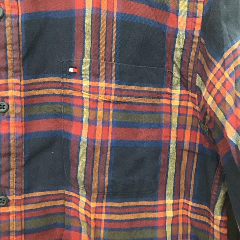 トミーヒルフィガー TOMMY HILFIGER シャツ、ブラウス 長袖 長袖シャツ チェックシャツ カラーシャツ ボタンダウンシャツ M チェック マルチカラー / マルチカラー /  メンズ USED 古着 中古 10146576