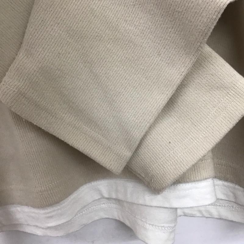 ビームス ハート BEAMS HEART ニット、セーター 長袖 長袖ニットカットソー セーター L 無地 ベージュ / ベージュ /  メンズ USED 古着 中古 10146582