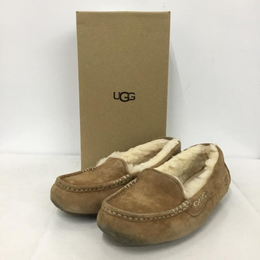 アグ UGG スリッポン スリッポン 3312 Ansley ドライビングモカシン 23cm 箱有 23.0cm ロゴ、文字 ベージュ / ベージュ /  レディース USED 古着 中古 10146585