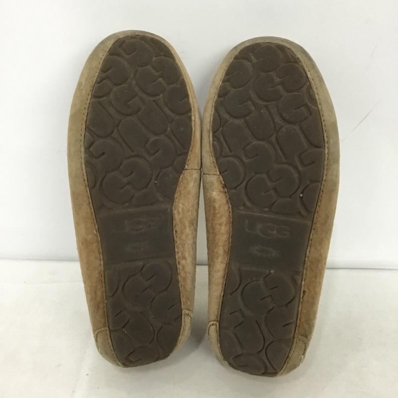 アグ UGG スリッポン スリッポン 3312 Ansley ドライビングモカシン 23cm 箱有 23.0cm ロゴ、文字 ベージュ / ベージュ /  レディース USED 古着 中古 10146585