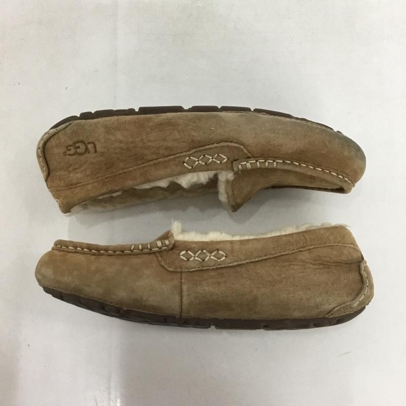 アグ UGG スリッポン スリッポン 3312 Ansley ドライビングモカシン 23cm 箱有 23.0cm ロゴ、文字 ベージュ / ベージュ /  レディース USED 古着 中古 10146585