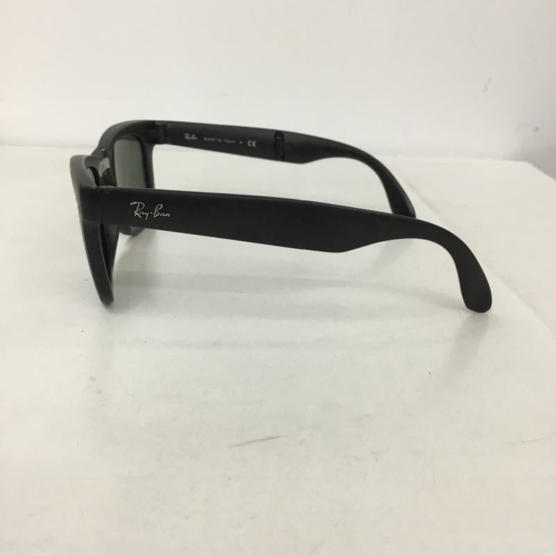レイバン Ray-Ban めがね・サングラス サングラス RB4105 610-S WAYFARER FOLDING CLASSIC 折りたたみ グリーンレンズ ロゴ、文字 黒 / ブラック /  メンズ USED 古着 中古 10146587