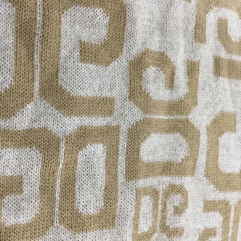 ドルチェアンドガッバーナ DOLCE&GABBANA マフラー マフラー ウール混 ロゴ 総柄 ベージュ / ベージュ /  メンズ USED 古着 中古 10146589