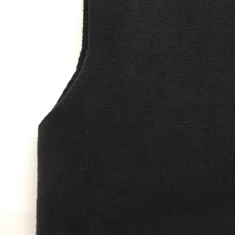 ジーナシス JEANASIS ベスト ベスト JS063918CF Vネック 前開き FREE 無地 黒 / ブラック /  レディース USED 古着 中古 10146601