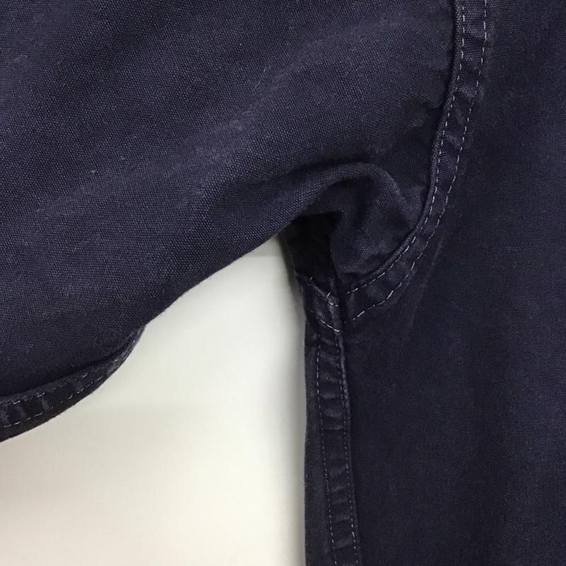 ダントン Danton シャツ、ブラウス 長袖 旧タグ　フランス製　ユーロワーク　プルオーバーシャツ 2 無地 紺 / ネイビー / navy メンズ USED 古着 中古 10146619