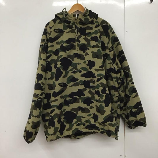 アベイシングエイプ A BATHING APE ジャケット、上着 ジャケット、ブレザー プルオーバージャケット アウター プルオーバージャケット XL カモフラージュ柄・迷彩 マルチカラー / マルチカラー /  メンズ USED 古着 中古 10146621