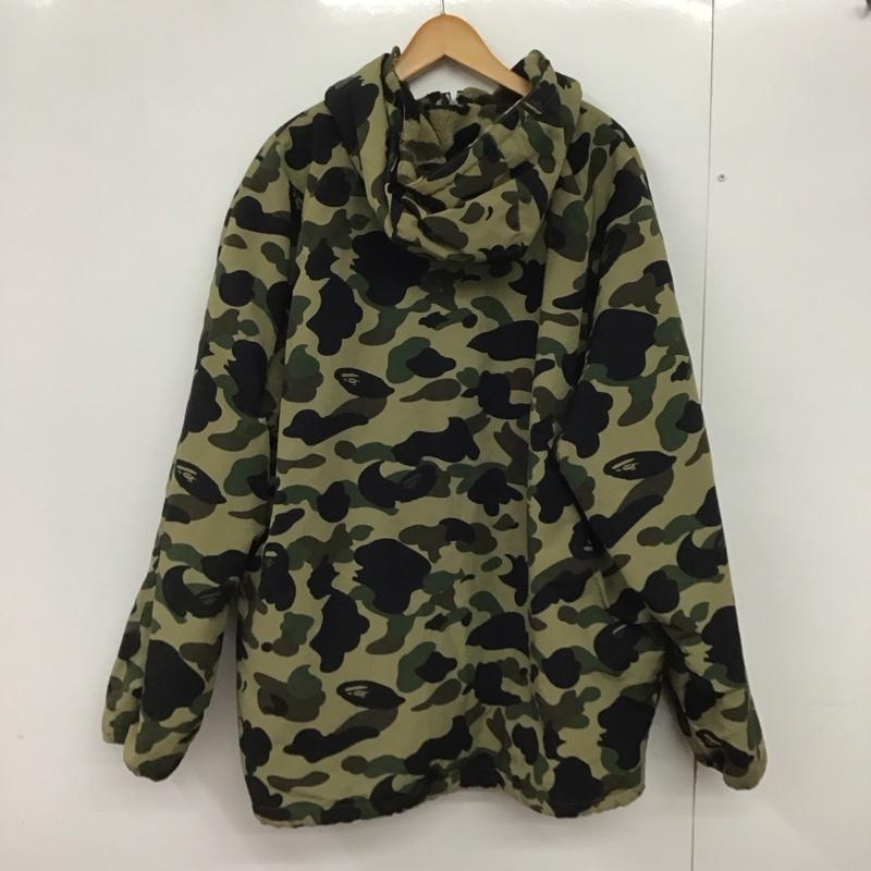 アベイシングエイプ A BATHING APE ジャケット、上着 ジャケット、ブレザー プルオーバージャケット アウター プルオーバージャケット XL カモフラージュ柄・迷彩 マルチカラー / マルチカラー /  メンズ USED 古着 中古 10146621