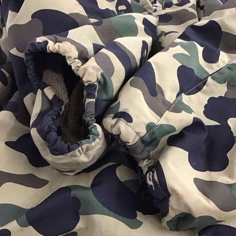 アベイシングエイプ A BATHING APE ジャケット、上着 ジャケット、ブレザー プルオーバージャケット アウター プルオーバージャケット XL カモフラージュ柄・迷彩 マルチカラー / マルチカラー /  メンズ USED 古着 中古 10146621