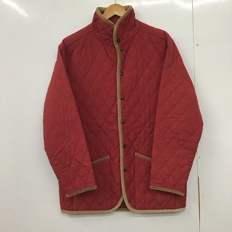 チャップス CHAPS ジャケット、上着 ジャケット、ブレザー キルティングジャケット アウター カラージャケット フロントボタン 無地 えんじ / ワインレッド /  メンズ USED 古着 中古 10146626