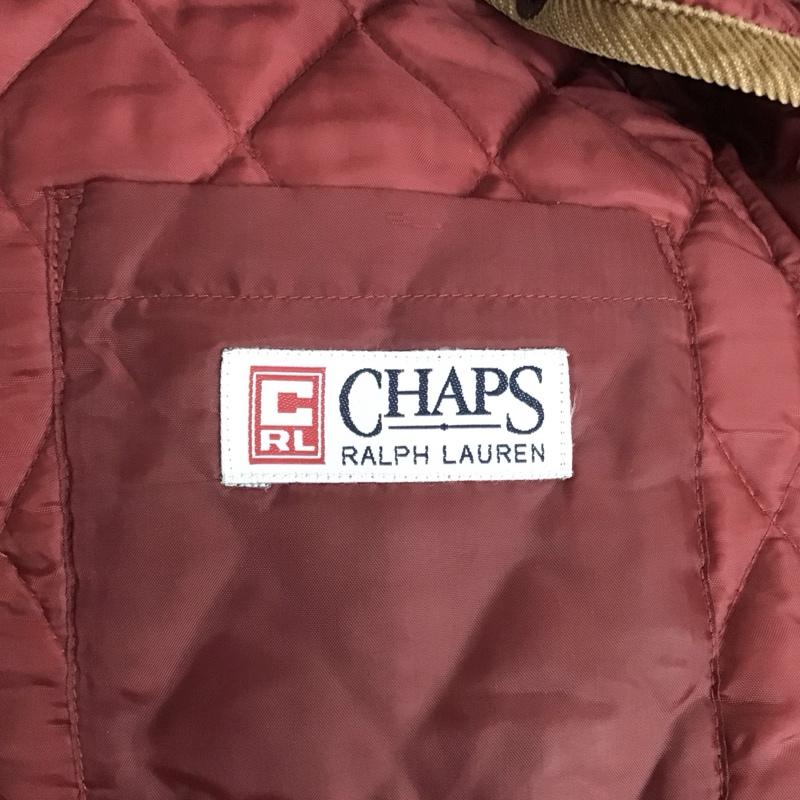 チャップス CHAPS ジャケット、上着 ジャケット、ブレザー キルティングジャケット アウター カラージャケット フロントボタン 無地 えんじ / ワインレッド /  メンズ USED 古着 中古 10146626