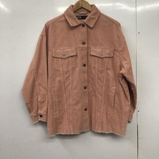 ザラ ZARA ジャケット、上着 ジャケット、ブレザー コーデュロイジャケット M 無地 桃 / ピンク /  レディース USED 古着 中古 10146633