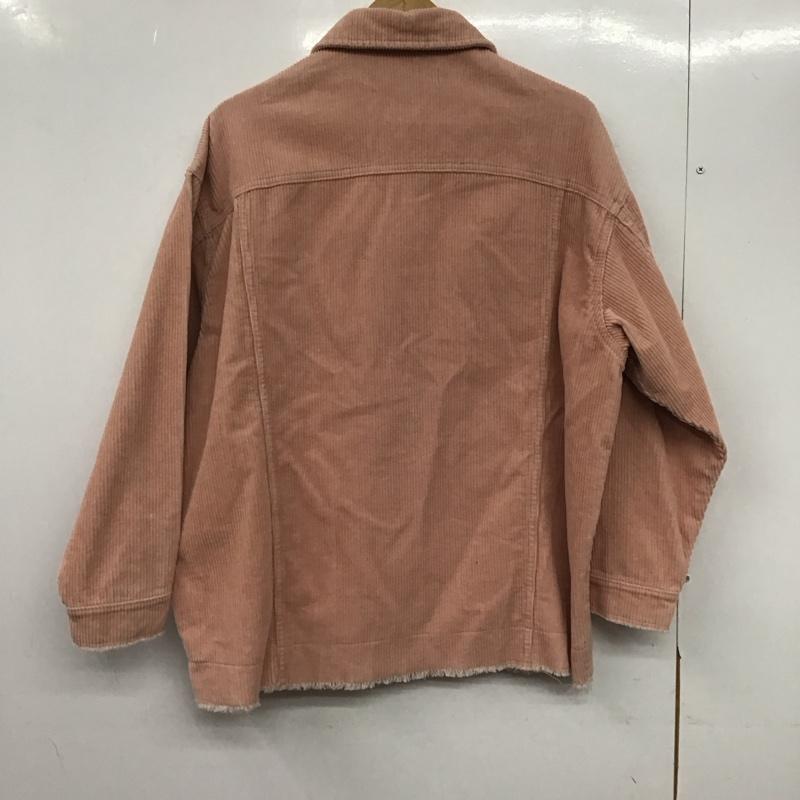 ザラ ZARA ジャケット、上着 ジャケット、ブレザー コーデュロイジャケット M 無地 桃 / ピンク /  レディース USED 古着 中古 10146633