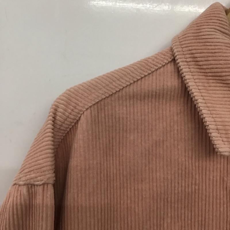 ザラ ZARA ジャケット、上着 ジャケット、ブレザー コーデュロイジャケット M 無地 桃 / ピンク /  レディース USED 古着 中古 10146633