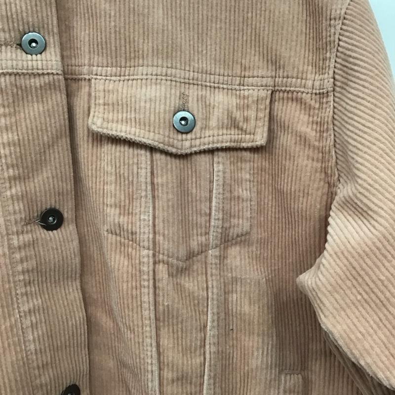 ザラ ZARA ジャケット、上着 ジャケット、ブレザー コーデュロイジャケット M 無地 桃 / ピンク /  レディース USED 古着 中古 10146633