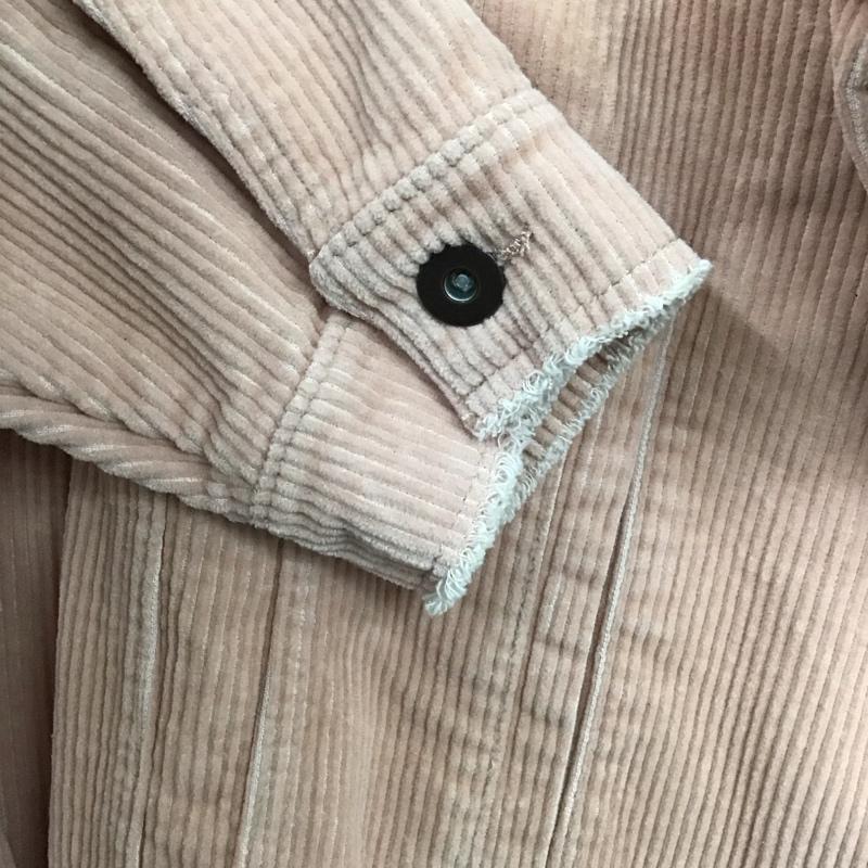 ザラ ZARA ジャケット、上着 ジャケット、ブレザー コーデュロイジャケット M 無地 桃 / ピンク /  レディース USED 古着 中古 10146633