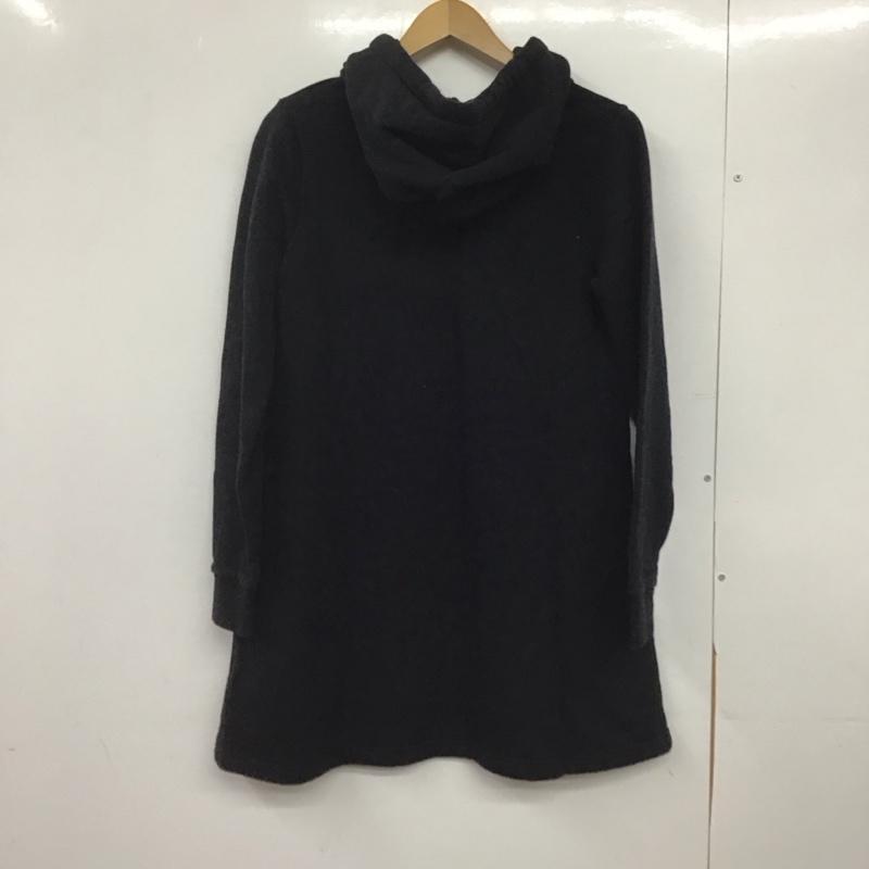 ミルクフェド MILKFED. ワンピース ミニスカート S 無地 X ロゴ、文字 黒 / ブラック /  レディース USED 古着 中古 10146634