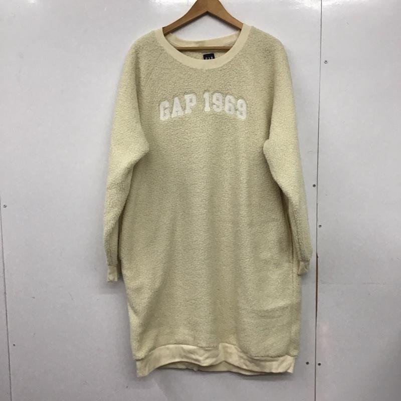 ギャップ GAP ワンピース ロングスカート ボア L 無地 ベージュ / ベージュ /  レディース USED 古着 中古 10146639