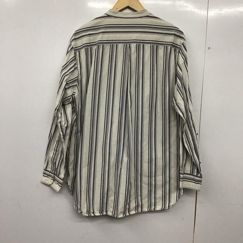 フリークスストア FREAK S STORE シャツ、ブラウス 長袖 KONECO コネーソ グランパシャツ バンドカラー ノーカラー S ストライプ マルチカラー / マルチカラー /  メンズ USED 古着 中古 10146642