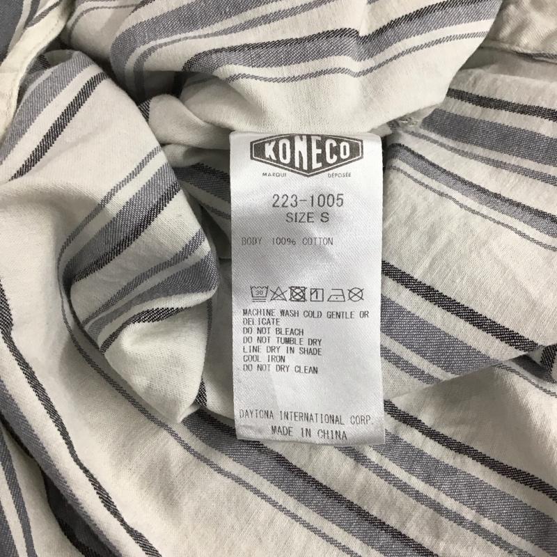 フリークスストア FREAK S STORE シャツ、ブラウス 長袖 KONECO コネーソ グランパシャツ バンドカラー ノーカラー S ストライプ マルチカラー / マルチカラー /  メンズ USED 古着 中古 10146642