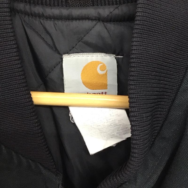 カーハート Carhartt ベスト ベスト ジップアップベスト ノースリーブカットソー アウター 00s ufcw ロゴ、文字 ダークグレー / ダークグレー / メンズ USED 古着 中古 10146660