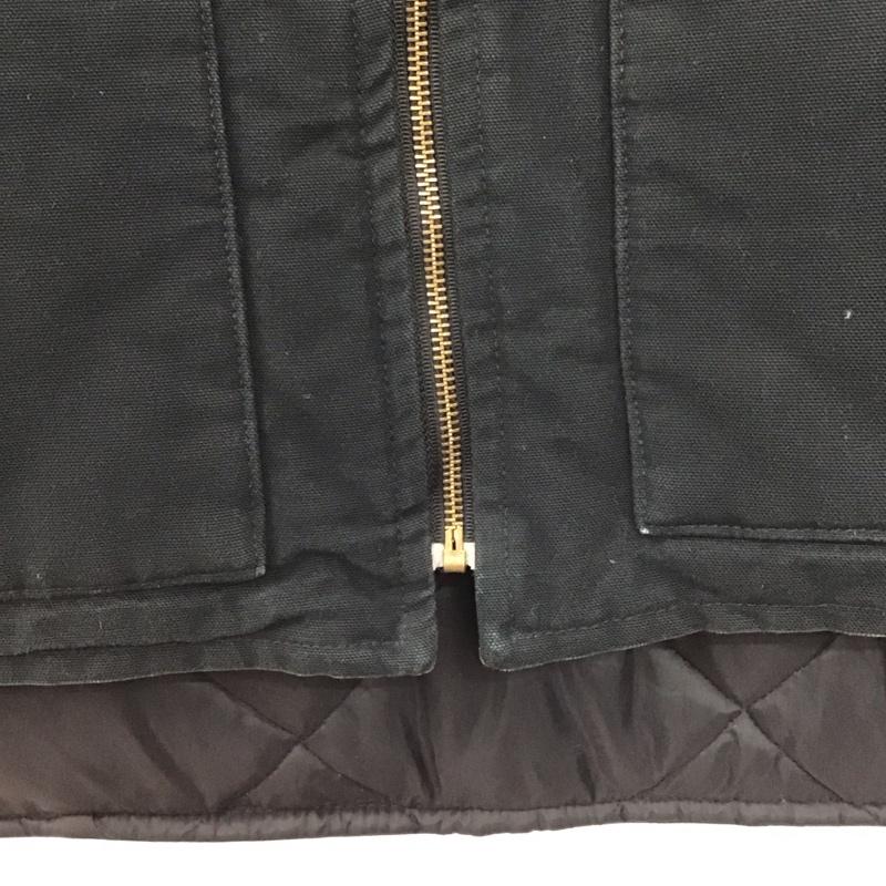 カーハート Carhartt ベスト ベスト ジップアップベスト ノースリーブカットソー アウター 00s ufcw ロゴ、文字 ダークグレー / ダークグレー / メンズ USED 古着 中古 10146660