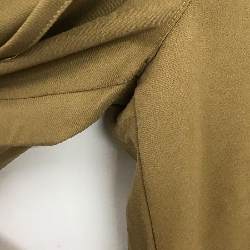 アズールバイマウジー AZUL BY MOUSSY パンツ ワークパンツ、ペインターパンツ 250hsm31-168c ソフトタッチギャザーワイドパンツ M 無地 ベージュ / ベージュ /  レディース USED 古着 中古 10146681